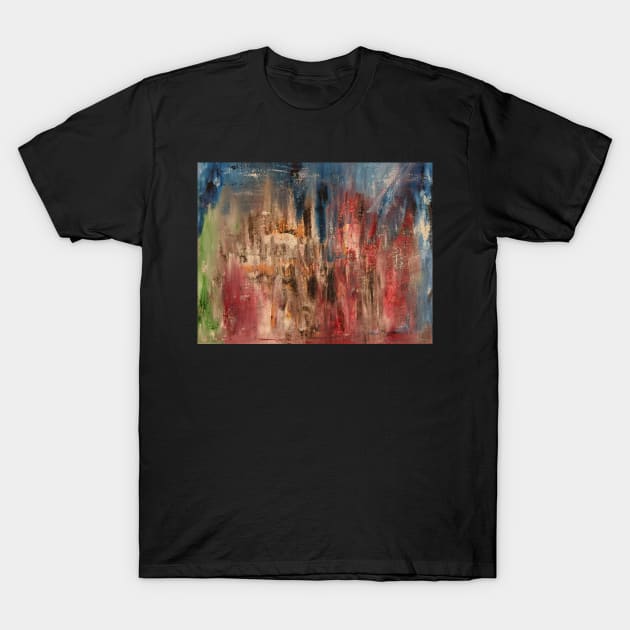 Burning Village T-Shirt by NightserFineArts